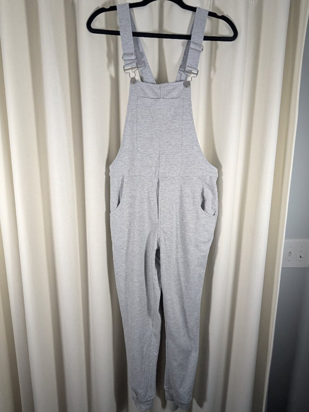 Swoveralls Sweatpant Overalls Heathered Gray XXS Comfort Lounge Jogger, 1373